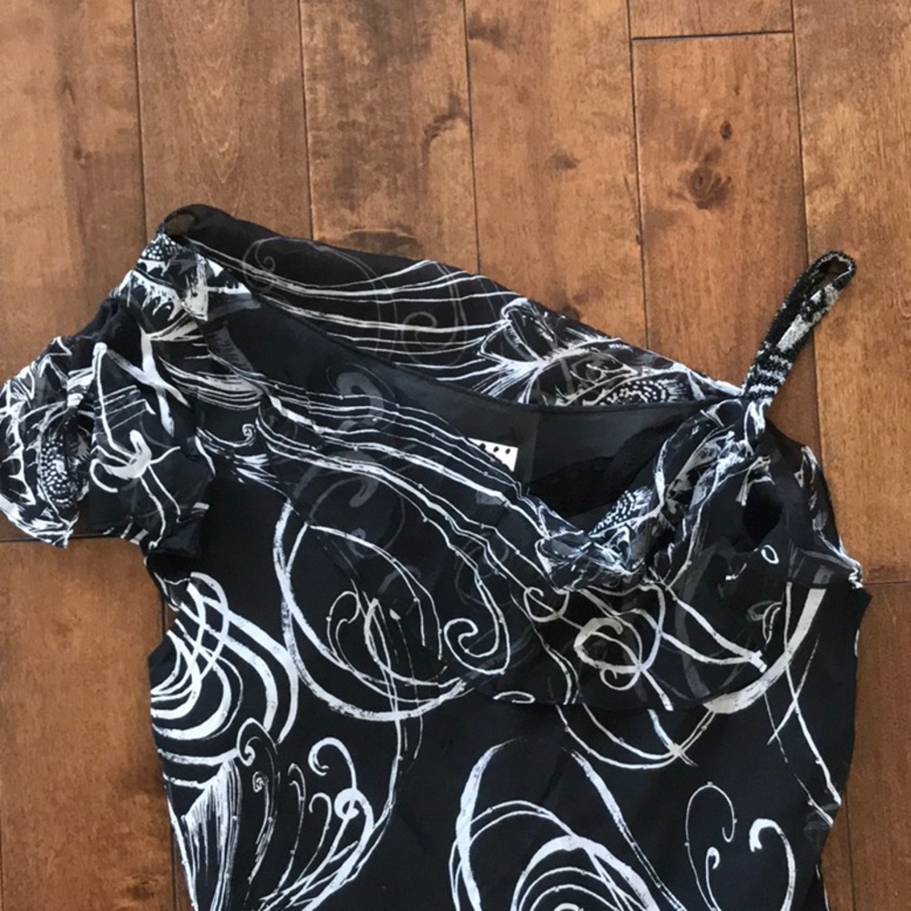 NWOT 100% Silk - Vintage Dress- Size 8 - Picture 3 of 6